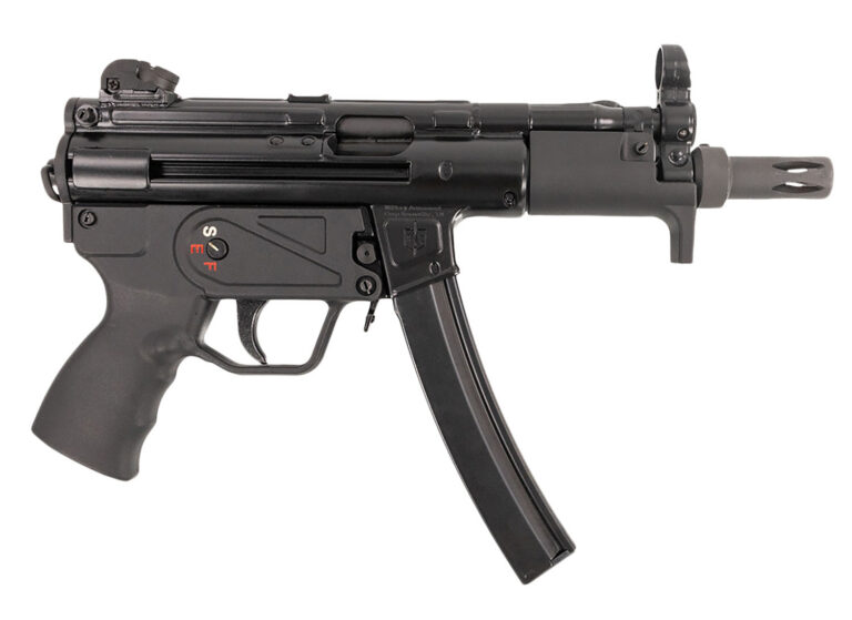 MAC 12750005 5K  9mm Luger 30+1 5.80" Black Phosphate Steel Threaded Barrel, Black Phosphate Optics Ready Receiver/Frame, Black Grip, Ambidextrous