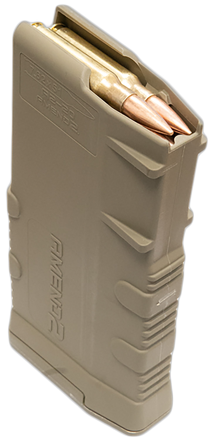 SR-25 AR-10 7.62X51 NATO RIFLE MAGAZINE SR-25 AR-10 7.62X51 NATO 20 ROUND MAGAZINE FDE