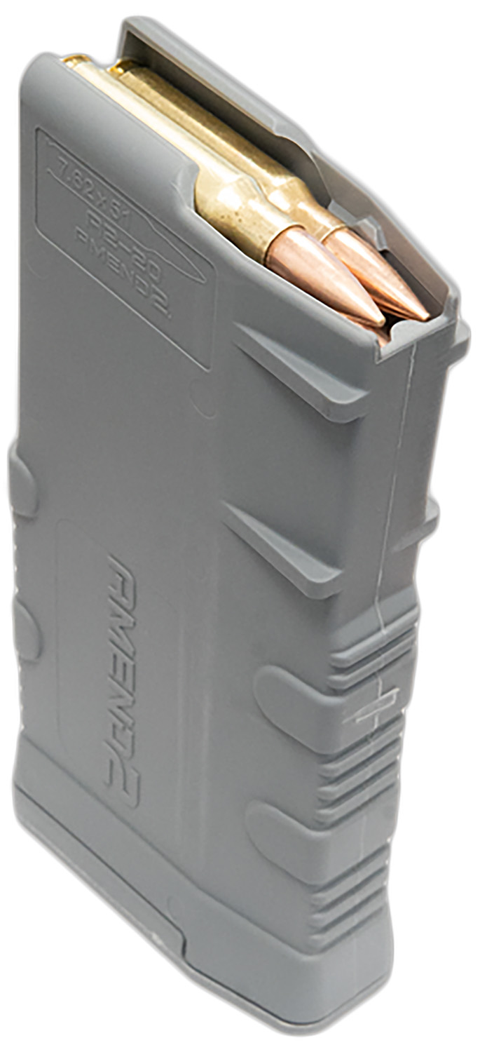 AMEND2 MAG SR-25/AR-10 7.62 GRY MOD-2 20RD