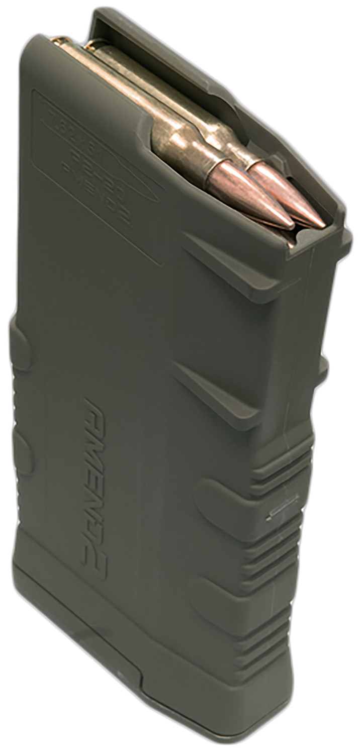 SR-25 AR-10 7.62X51 NATO RIFLE MAGAZINE SR-25 AR-10 7.62X51 NATO 20 ROUND MAGAZINE OD GREEN