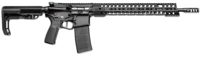 Patriot Ordnance Factory 02039 Renegade +  5.56x45mm NATO 30+1, 13.75″ Steel Threaded Barrel, Black Aluminum Receiver