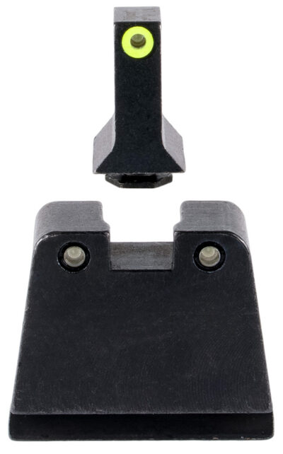 SUPPRESSOR/OPTIC HEIGHT SIGHT SET FOR SLIM FRAME GLOCKS SUPPRESSOR/OPTIC HEIGHT SIGHT SET YELLOW/TRITIUM SLIM GLOCKS