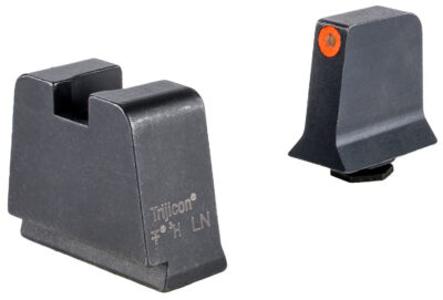 SUPPRESSOR/OPTIC HEIGHT SIGHT SET FOR SLIM FRAME GLOCKS SUPPRESSOR/OPTIC HEIGHT SIGHT SET ORANGE/BLACK SLIM GLOCKS