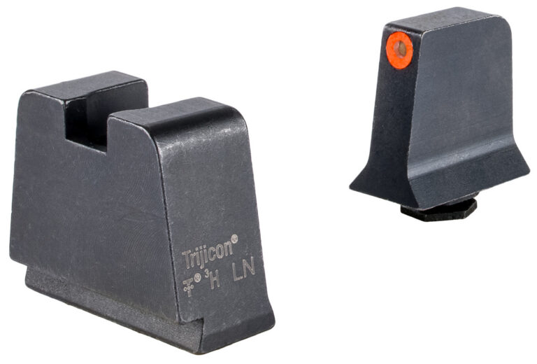 SUPPRESSOR/OPTIC HEIGHT SIGHT SET FOR SLIM FRAME GLOCKS SUPPRESSOR/OPTIC HEIGHT SIGHT SET ORANGE/BLACK SLIM GLOCKS