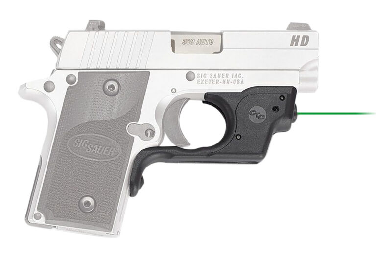 Crimson Trace 0147501 Laserguard  Sig P238/P938, Green Laser Black Polymer