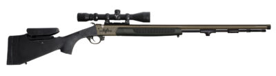 Traditions R53-74660450 Pursuit XT Pro w/Scope 50 Cal Tungsten Cerakote 26″ Fluted/Threaded w/VAPR Twist Barrel, Black Adj Cheek Piece & LOP Synthetic Stock, 3.5-10x44mm Duplex