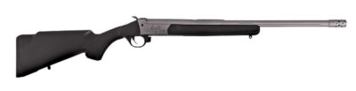 Traditions CR361130T Outfitter G3 360 Buckhammer 22″ Tungsten Cerakote Chrome Lined Steel/ Target Crown Barrel, Tungsten Cerakote Drilled & Tapped Receiver, Adj Cheek Piece & LOP Black Synthetic Stock