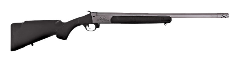 Traditions CR361130T Outfitter G3 360 Buckhammer 22" Tungsten Cerakote Chrome Lined Steel/ Target Crown Barrel, Tungsten Cerakote Drilled & Tapped Receiver, Adj Cheek Piece & LOP Black Synthetic Stock