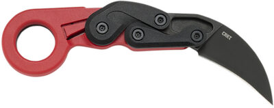 CRKT PROVOKE RED 2.47″ PLAIN EDGE