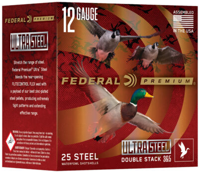 Federal PWUX1422 Premium  12Gauge 3″ 1 1/4 oz 2 Shot 25 Per Box/10 Cs