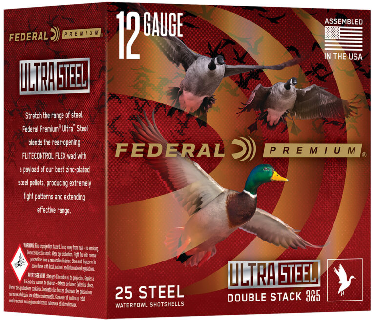 Federal PWUX14224 Premium 12Gauge 3" 1 1/4 oz 2/4 Shot 25 Per Box/10 Cs