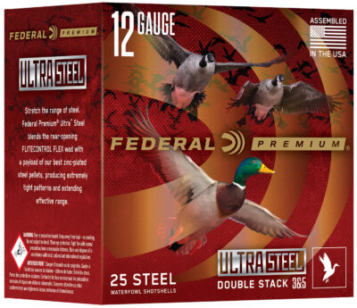 Federal PWUX14235 Premium  12Gauge 3″ 1 1/4 oz 3/5 Shot 25 Per Box/10 Cs