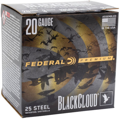 Federal PWUX2092 Premium Black Cloud 20Gauge 3″ 1oz 25 Per Box/10 Case