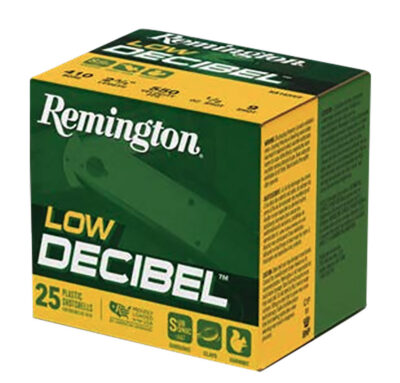 Remington Ammunition R20740 Low Decibel  410Gauge 2.50″ 9Shot 25 Per Box/10 Case
