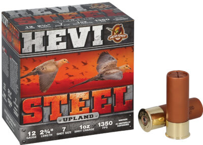 HEVI-Shot HS61227  Upland 12Gauge 2.75″ 1oz 7Shot 25 Per Box/10 Case