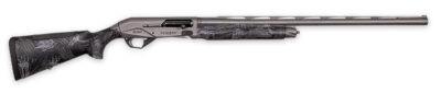 Weatherby XST1228MAG Sorix  Full Size 12 Gauge Semi-Auto 3″ 2+1 28″ Gray Cerakote Vent Rib Barrel & Drilled & Tapped Steel Receiver, Storm Camo Synthetic Stock w/Adj Shim, Ambidextrous