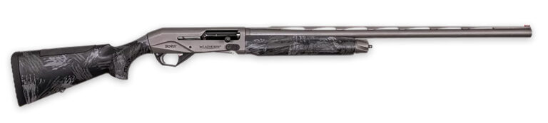 Weatherby XST1228SMG Sorix Full Size 12 Gauge Semi-Auto 3.50" 2+1 28" Gray Cerakote Vent Rib Barrel & Drilled & Tapped Steel Receiver, Storm Camo Synthetic Stock w/Adj Shim, Ambidextrous