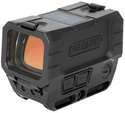 Holosun RONINAEMSMAXGR AEMS Max Ronin Black Anodized 1 x 1.1″ x 0.87″ 2 MOA Green Dot/65 MOA Circle Multi Reticle