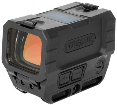 Holosun RONINAEMSMAXRD AEMS Max Ronin Black Anodized 1 x 1.1″ x 0.87″ 2 MOA Red Dot/65 MOA Circle Multi Reticle