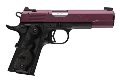 Browning 051061490 1911 Black Label Full Size Frame 22 LR 10+1 4.25″ Matte Stainless Steel Barrel, Black Cherry Cerakote Serrated Aluminum Slide, Matte Black Polymer Frame, Black Polymer Grip