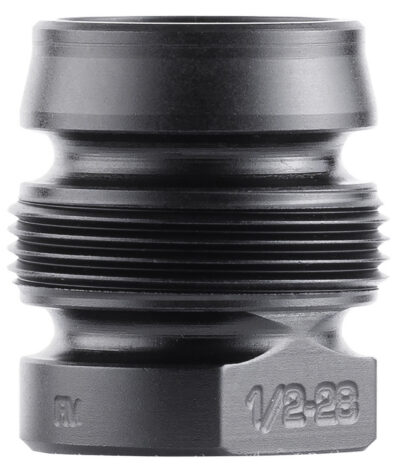 XENO MOUNT XERO MUZZLE DEVICE XENO MOUNT XERO 9MM 1/2”X28 THREADS BLACK