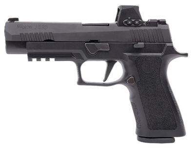 P320 XFULL 9MM LUGER SEMI-AUTO HANDGUN WITH ROMEO X PRO P320 XFULL 9MM LUGER 4.7” BBL (2)17RD MAGS BLACK W/ROMEO X