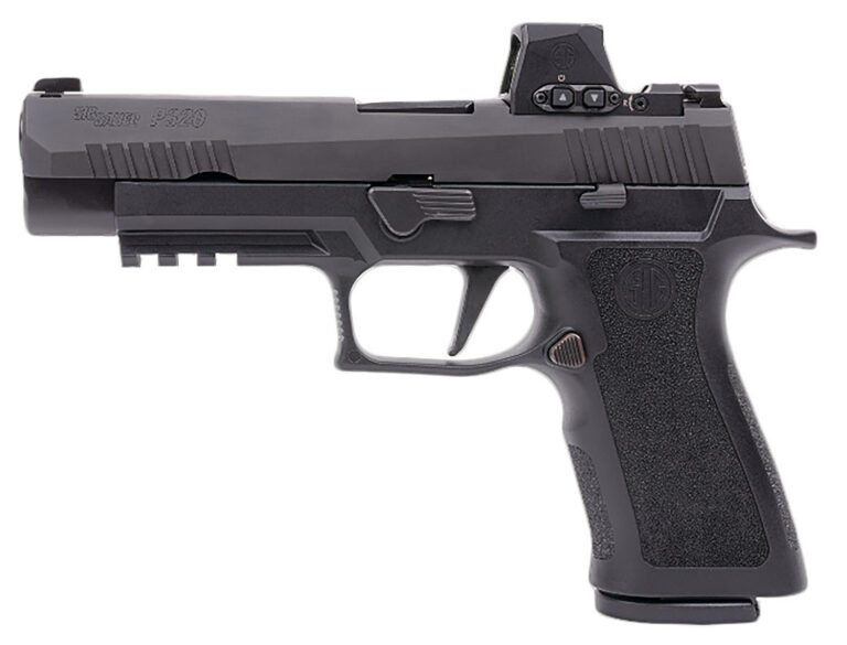 P320 XFULL 9MM LUGER SEMI-AUTO HANDGUN WITH ROMEO X PRO P320 XFULL 9MM LUGER 4.7'' BBL (2)17RD MAGS BLACK W/ROMEO X
