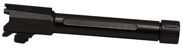 True Precision Inc TPSHCPBXTBL Springfield  9mm Luger 3.70" Threaded Black Nitride Stainless Steel, Fits Springfield Hellcat Pro