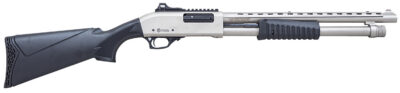 Citadel FRMN1220SYN Mariner  12 Gauge Pump 3″ 4+1 18.50″ Black Full Heat Shield Barrel, Black Picatinny Rail Steel Receiver, Fixed Black Synthetic Stock