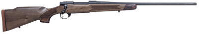 Howa HWH243LUX M1500 Super Deluxe Full Size 243 Win 5+1 22″ Black Threaded Barrel, Black Drilled & Tapped Steel Receiver, Turkish Walnut Fixed Stock