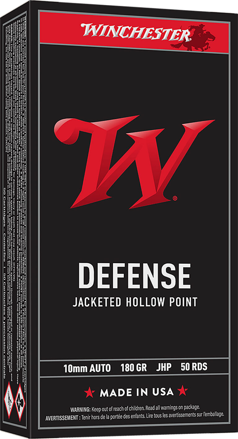 Winchester USA Personal Protection Pistol Ammo 10mm. 180 gr. JHP 50 rd.