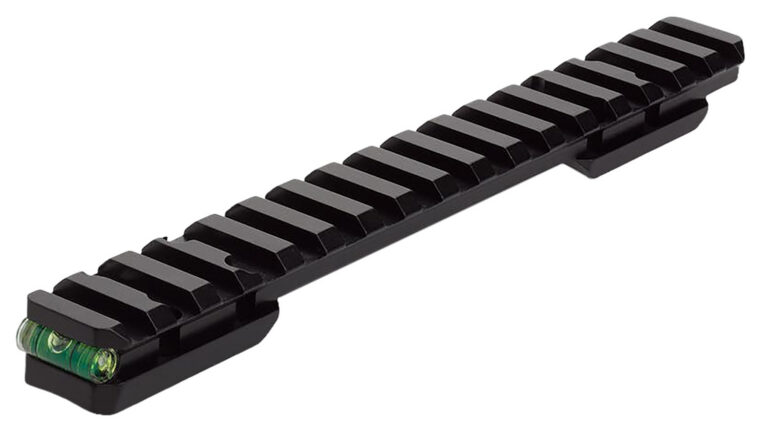 Browning 12525 Picatinny Rail w/Bubble Level Matte Black Aluminum Fits X-Bolt 300 RUM/300 PRC, Anti-Cant/Picatinny Rail/Weaver Mount Ultra Magnum Action 20 MOA