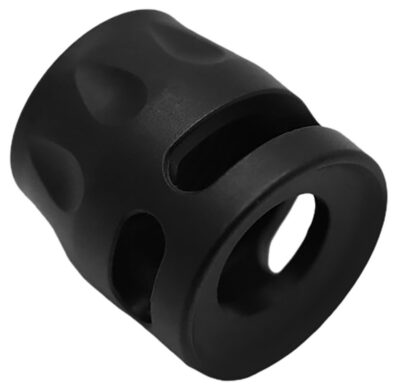 True Precision Inc TPSMICROBL Micro Compensator S-Type Black Nitride 416R Stainless Steel 1/2″x28 Threads 9mm/380 ACP