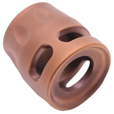 True Precision Inc TPSMICROC Micro Compensator S-Type Copper 416R Stainless Steel 1/2″x28 Threads 9mm/380 ACP
