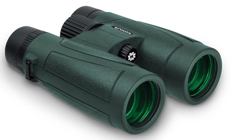 Konus 2273 Regent-HD 10x42 W.A. BaK-4 Roof Prism Center Focus Black Rubber Armor