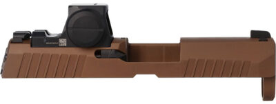 SLIDE ASSEMBLY W/ROMEO-X PRO SIGHT FOR SIG SAUER® P32O X-SERIES SLIDE ASSEMBLY P320X 3.6”  9MM LUGER W/ROMEO-X SIGHT COYOTE
