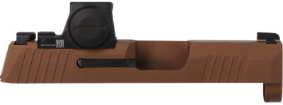 SLIDE ASSEMBLY W/ROMEO-X COMPACT SIGHT FOR SIG SAUER® P365X SLIDE ASSEMBLY P365X 3.1” 9MM LUGER W/ROMEO-X SIGHT COYOTE