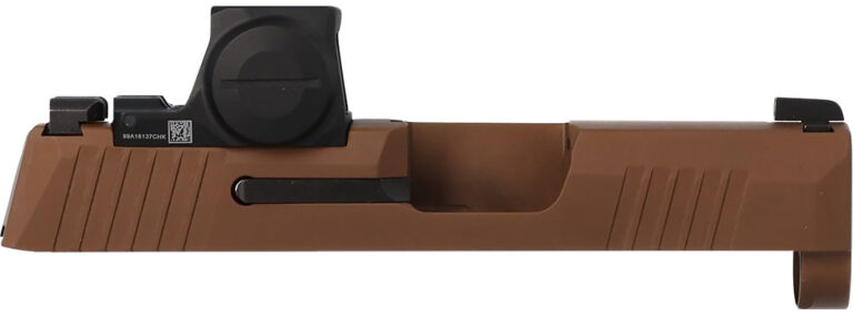SLIDE ASSEMBLY W/ROMEO-X COMPACT SIGHT FOR SIG SAUER® P365X SLIDE ASSEMBLY P365X 3.1'' 9MM LUGER W/ROMEO-X SIGHT COYOTE