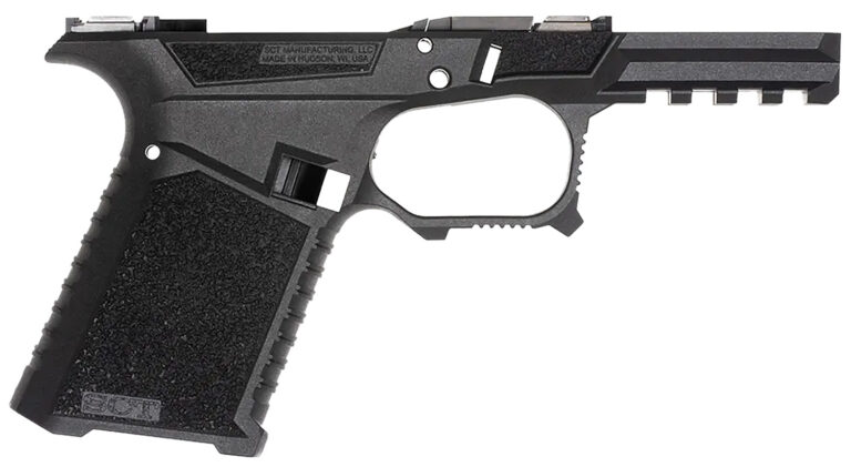 Sct Manufacturing 225000100 Compact  Compatible w/ Gen3 19/23/32 Black Polymer Frame Aggressive Texture Grip Includes Locking Block
