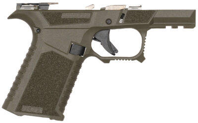 Sct Manufacturing 0226020000IB Sub Compact Compatible w/ Glock 43X/48 OD Green Polymer Frame Aggressive Texture Grip