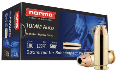 SAFEGUARD 10mm Auto 180gr  JHP 50RDS AMMO