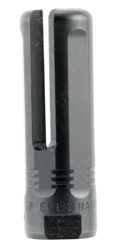 SureFire 3PELIMINATOR5561228 3P Eliminator Flash Hider Black Nitride Stainless Steel with 1/2″-28 tpi Threads & 2.60″ OAL for 5.56x45mm NATO M16, M4
