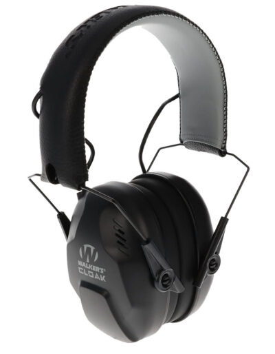 Walker’s GWPCLKDM Cloak Dual Mic Electronic Muff Over the Head 23-25 dB Black
