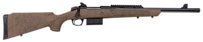 CVA CR3937 Cascade SR80 Full Size 350 Legend 10+1 18″ Black Cerakote Steel Threaded Barrel, Black Cerakote Steel Receiver w/Picatinny Rail, Flat Dark Earth w/Black Web Adj LOP Synthetic Stock