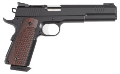 Dan Wesson 01793 Bruin  10mm Auto 8+1 6″ Stainless Steel Barrel, Black Nitride Optic Ready/Serrated Steel Slide, Black Duty Stainless Steel Frame w/Beavertail, G10 Grip