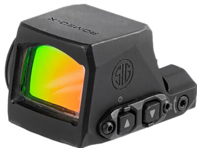 Sig Sauer Electro-Optics SORX1231 Romeo-X  Black Anodized 1 x 24 mm 3 MOA Red Dot Aluminum Housing