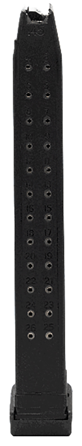 Kci Usa Inc KCI-MZ013 26rd 45 ACP Compatible w/ Glock 21/21SF/30/30SF/36/41 Black Hardened Steel/Polymer