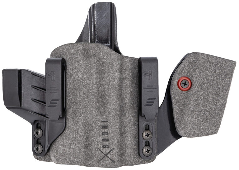 Safariland INCOG0465A0CX261MC Incog X IWB Gray Cordura w/Mag Caddy, Fits Sig P365/X/XL Belt Clip Mount, Right Hand