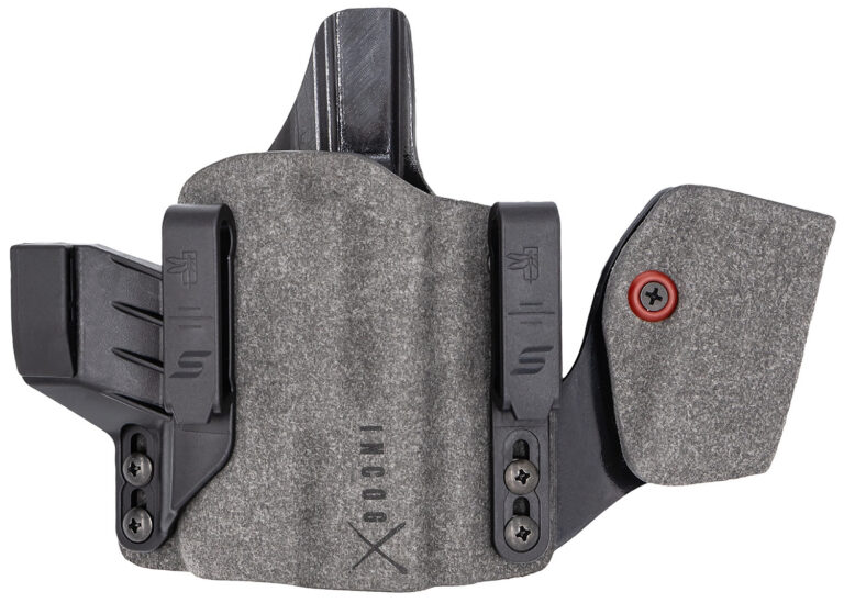 Safariland INCOG0835A0CX261MC Incog IWB Gray Cordura w/Mag Caddy, Fits Glock 17 Fits Glock 19, Belt Clip Mount, Right Hand