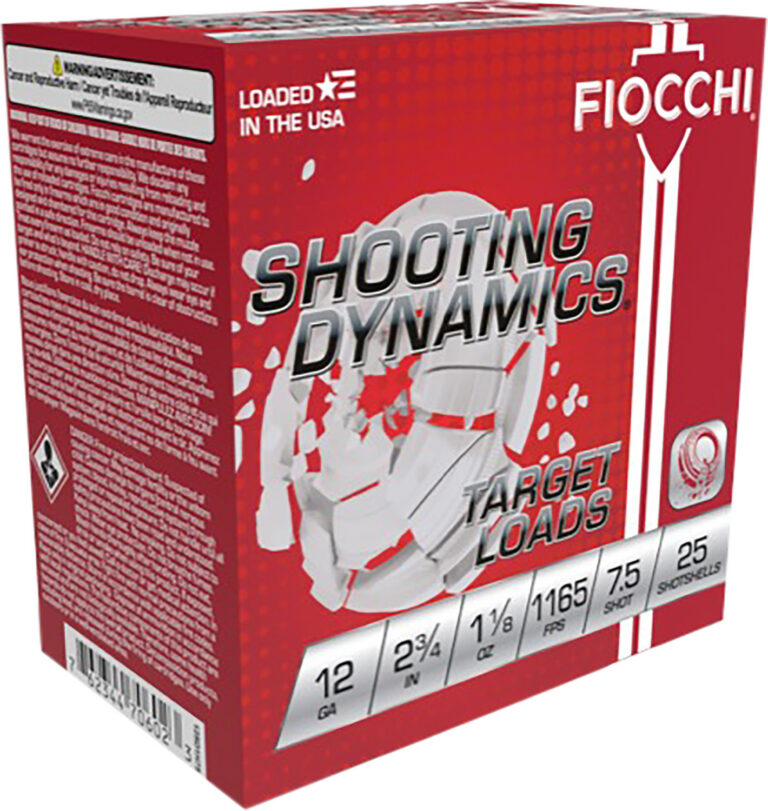 SHOOTING DYNAMICS TARGET 12 GA 2-3/4'' #7.5 SHOT SHOTGUN AMMO SHOOTING DYNAMICS 12GAUGE 2-3/4'' 1-1/8OZ #7.5 SHOT 25/BOX